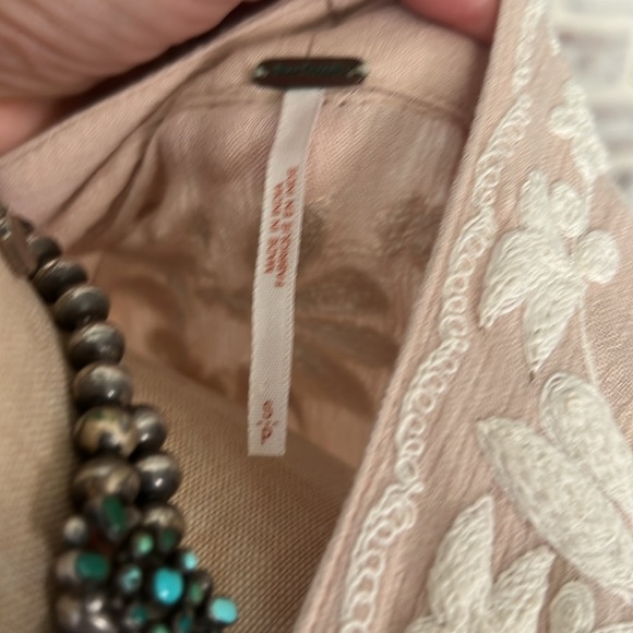 Free people size small pink dress BOHO - Picture 8 of 8